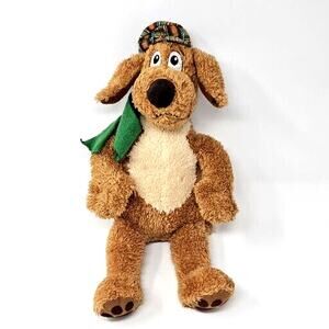 Go Dog Go Dr. Seuss Organge Green Plaid Hat Stuffed Animal  Kohl's Cares 16in